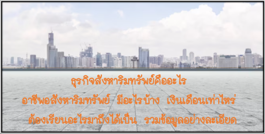 ธุรกิจสังหาริมทรัพย์คืออะไร